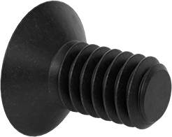 Image of Product. Back orientation. Mil. Spec. 18-8 Stainless Steel Phillips Flat Head Screws, 100 Degree Countersink Angle, 8-32 Thread Size, 5/16" Long.