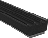 Water- and Weather-Resistant Foam Rubber Surface-Mount Edge Seals