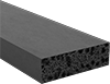 Water- and Weather-Resistant Foam Rubber Surface-Mount Edge Seals