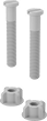 Image of Product. Bottom orientation. Toilet Seat Fasteners.