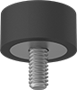 Load-Rated Reinforced Threaded-Stud Bumpers