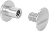 Aluminum Low-Profile Binding Barrels and Screws