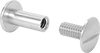Aluminum Low-Profile Binding Barrels and Screws