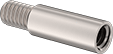 Image of Product. Front orientation. Binding Barrels. Brass Low-Profile Binding Barrels and Screws, 18-8 Stainless Steel, Extensions.