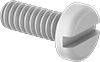 Plastic Pan Head Slotted Screws