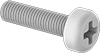 Plastic Pan Head Phillips Screws