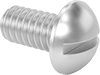 Aluminum Round Head Slotted Screws