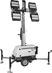 Image of Product. Front orientation. Portable Work Lights. Large-Area Plug-In Portable Floodlights, Style B.