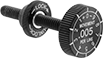 Image of Product. Front orientation. Indicating Knobs. Threaded-Stud Precise-Control Indicating Knobs, Knurled-Head Grip.