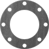 High-Temperature Buna-N/Graphite Pipe Gaskets with Bolt Holes