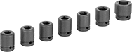 Image of Product. Front orientation. Sockets. 4-Point Impact Socket Sets.