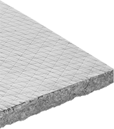 Image of Product. Front orientation. Thermal Insulation Sheets. Rigid Mineral Wool Thermal Insulation Sheets, Sheets with Foil Facing.
