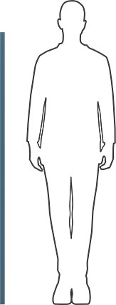 Image of Product. Side1 orientation. Contains SizingReference. Glass-Filled Slippery UHMW Polyethylene, Abrasion-Resistant, 3/8" Thick, 1" Wide, 5 Feet Long.