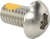 Thread-Locking Stainless Steel Button Head Hex-Drive Screws