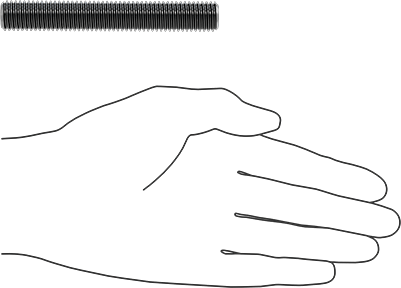 Image of Product. Side1 orientation. Contains SizingReference. Grade B7 Medium Strength Steel Threaded Rod, M14 x 2 mm Thread Size, 100 mm Long.