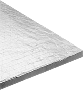 Image of Product. Front orientation. Pipe Insulation. Fiberglass Pipe Insulation Sheets, Foil Jacket.