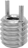 Key-Locking Threaded Inserts for Soft Metal