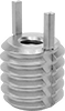 Key-Locking Threaded Inserts for Soft Metal