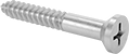 Image of Product. Front orientation. Wood Screws. Stainless Steel Phillips Flat Head Screws for Plywood and Oriented Strand Board.