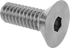 Mil. Spec. Steel Hex-Drive Flat Head Screws