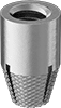 Push-to-Expand Press-In Threaded Inserts for Plastic