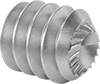 Serrated-Locking Stainless Steel Cup-Tip Set Screws