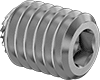 Serrated-Locking Stainless Steel Cup-Tip Set Screws