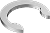Tight-Clearance Side-Mount External Retaining Rings