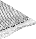 Image of Product. Front orientation. Sound Barrier Sheets. Sound Barrier Sheets, Plain-Back Yellow Fiberglass, Wrinkled Facing.