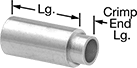 Image of Product. Front orientation. Contains Annotated. Standoffs. Crimp-On Threaded Round Standoffs.