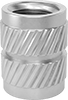 Any-Orientation Heat-Set Threaded Inserts for Plastic