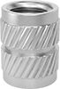 Any-Orientation Heat-Set Threaded Inserts for Plastic