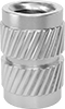 Any-Orientation Heat-Set Threaded Inserts for Plastic