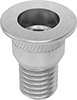 Image of Product. Assembled. Bottom orientation. Rivet Nuts. Rivet Nuts For Sandwich Panels.