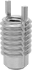 Closed-End Key-Locking Threaded Inserts for Soft Metal