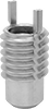 Closed-End Key-Locking Threaded Inserts for Soft Metal