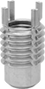 Closed-End Key-Locking Threaded Inserts for Soft Metal