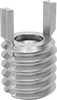 Key-Locking Threaded Inserts for Soft Metal