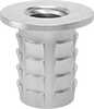 Press-In Threaded Inserts for Plastic