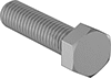 Image of Product. Front orientation. Hex Head Screws. Bronze Hex Head Screws, Fully Threaded.