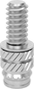 Tapered Male Heat-Set Threaded Inserts for Plastic