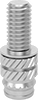 Tapered Male Heat-Set Threaded Inserts for Plastic