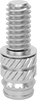 Tapered Male Heat-Set Threaded Inserts for Plastic
