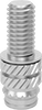 Tapered Male Heat-Set Threaded Inserts for Plastic