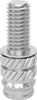 Tapered Male Heat-Set Threaded Inserts for Plastic