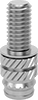 Tapered Male Heat-Set Threaded Inserts for Plastic