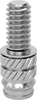 Male Threaded Tapered Heat-Set Inserts for Plastic