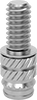 Tapered Male Heat-Set Threaded Inserts for Plastic