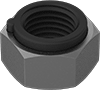 Metric Steel-Insert Locknuts for Extreme Vibration—Class 8
