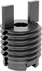Self-Aligning Key-Locking Threaded Inserts for Soft Metal